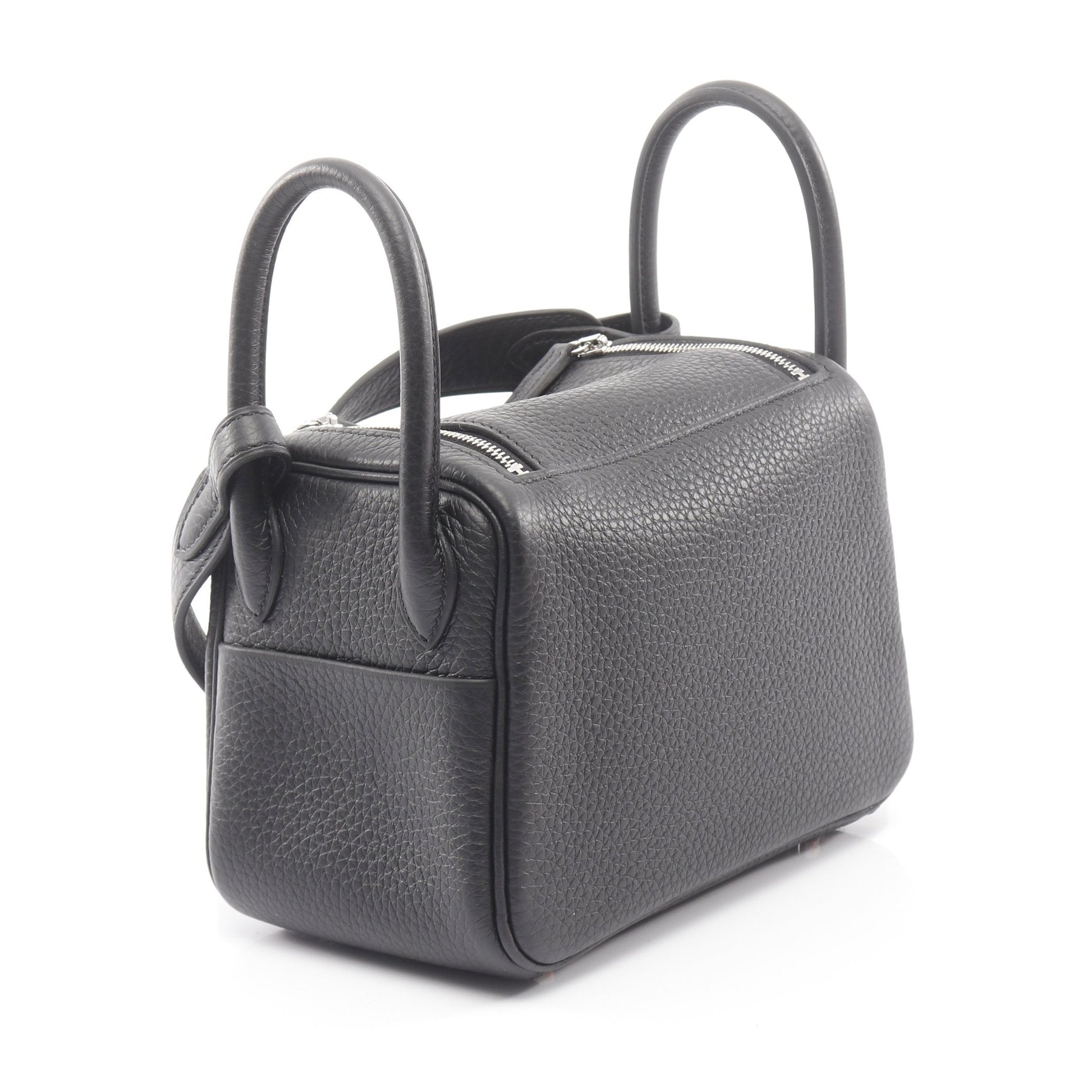 リンディ ミニ ショルダーバッグ トリヨンクレマンス ブラック シルバー金具 K刻印 エルメス バッグ HERMES
