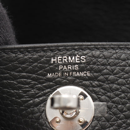 リンディ ミニ ショルダーバッグ トリヨンクレマンス ブラック シルバー金具 K刻印 エルメス バッグ HERMES