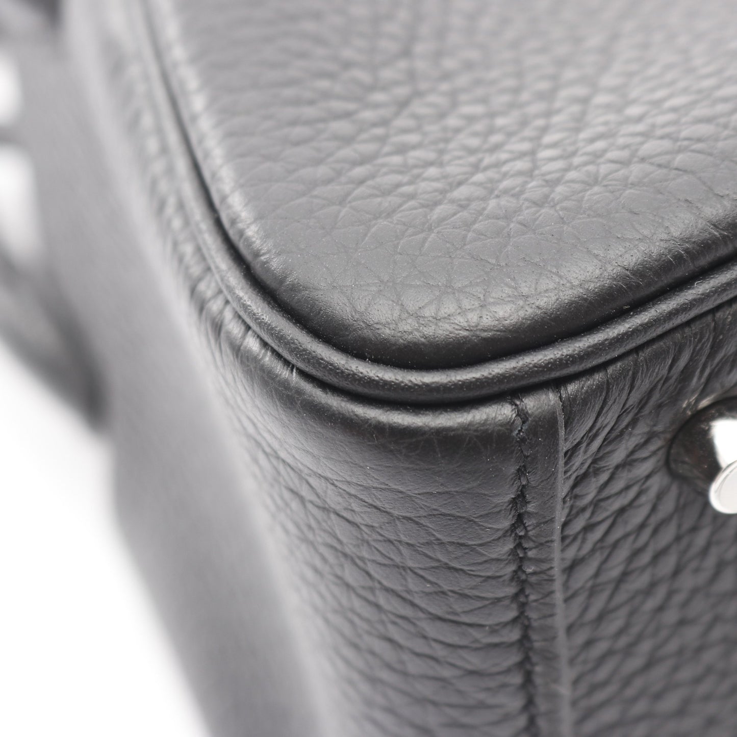 リンディ ミニ ショルダーバッグ トリヨンクレマンス ブラック シルバー金具 K刻印 エルメス バッグ HERMES