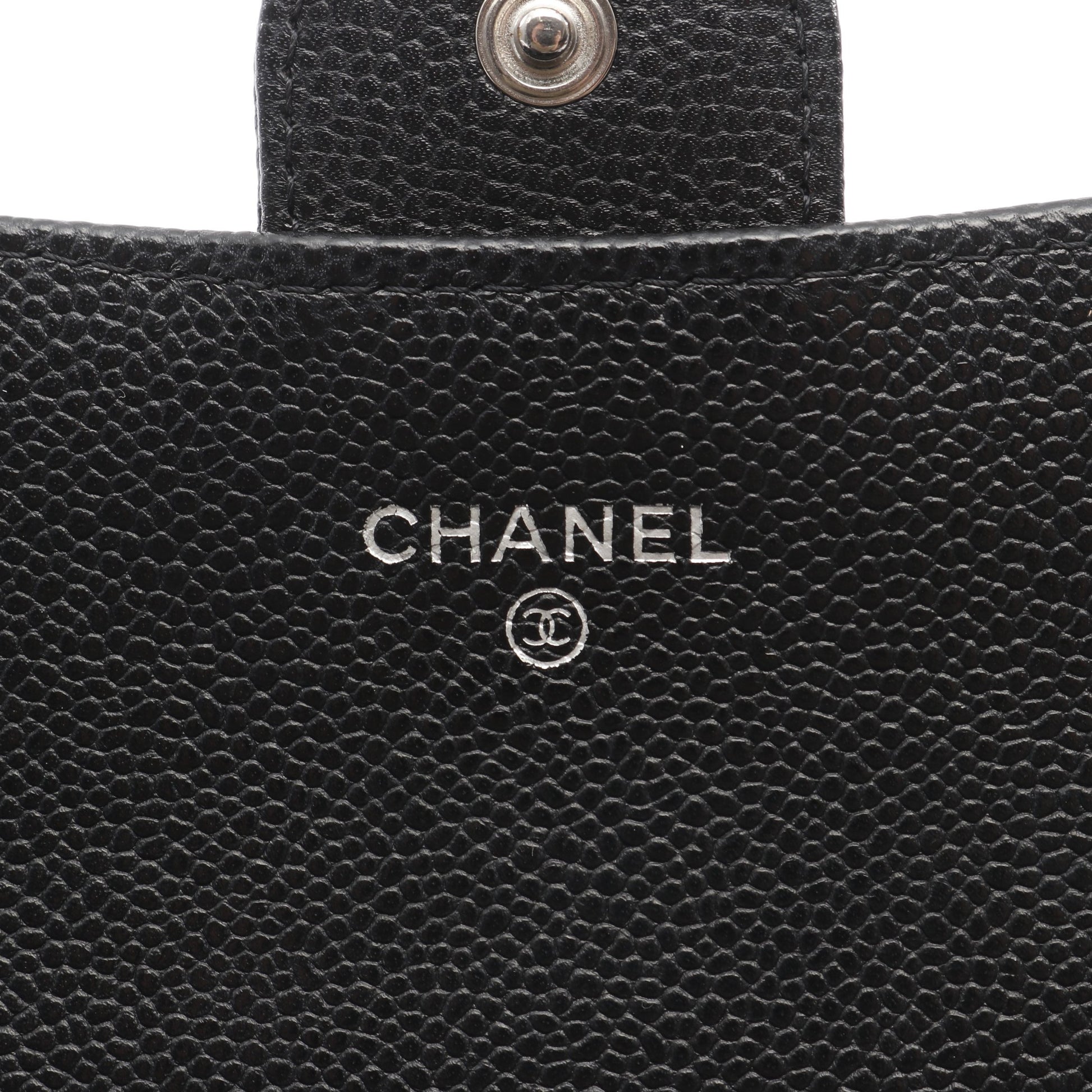 マトラッセ チェーンウォレット キャビアスキン ブラック シルバー金具 シャネル バッグ CHANEL