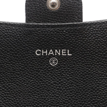 マトラッセ チェーンウォレット キャビアスキン ブラック シルバー金具 シャネル バッグ CHANEL