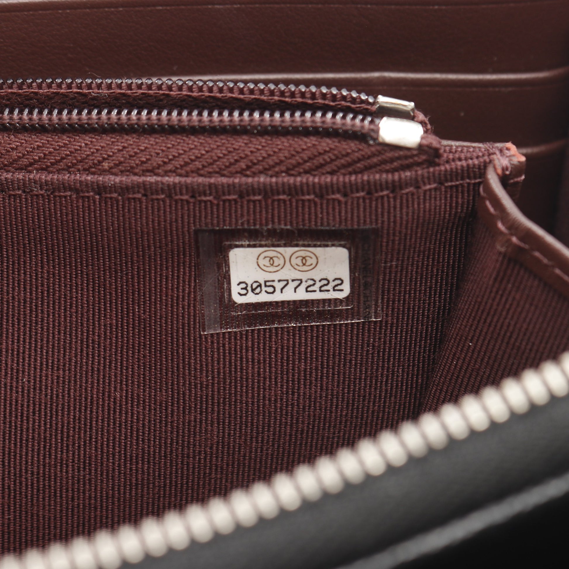 マトラッセ チェーンウォレット キャビアスキン ブラック シルバー金具 シャネル バッグ CHANEL