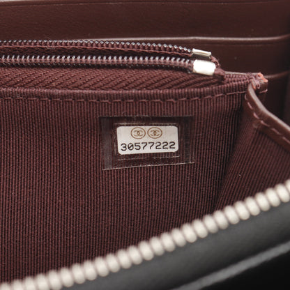 マトラッセ チェーンウォレット キャビアスキン ブラック シルバー金具 シャネル バッグ CHANEL