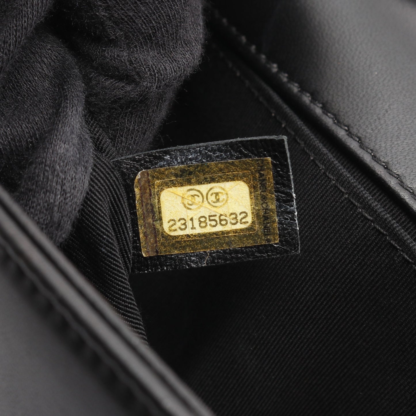 ボーイシャネル チェーンショルダーバッグ ラムスキン ブラック アンティークシルバー金具 シャネル バッグ CHANEL