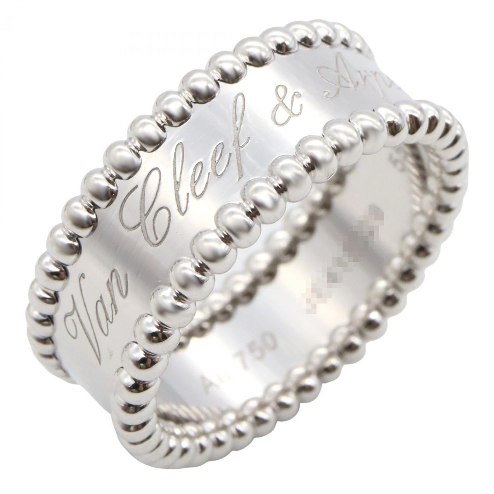 ペルレ リング リング 指輪 K18WG ホワイトゴールド ヴァンクリーフアンドアーペル アクセサリー Van Cleef & Arpels