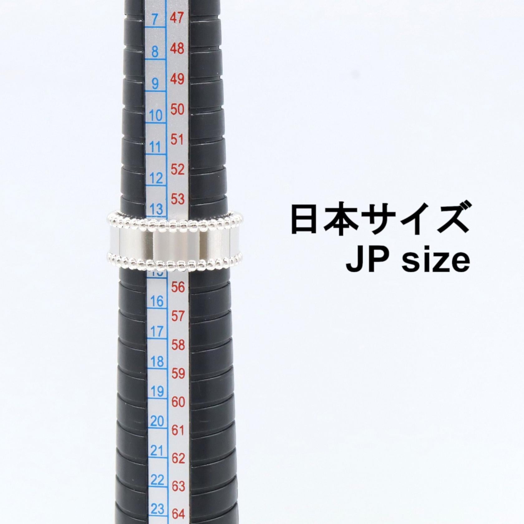 ペルレ リング リング 指輪 K18WG ホワイトゴールド ヴァンクリーフ