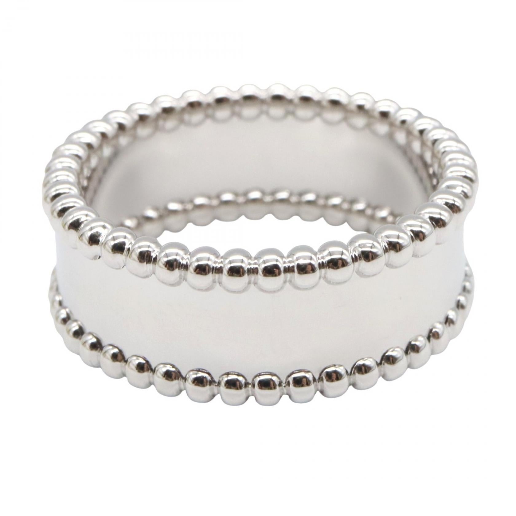 美品 VanCleef & Arpels ペルレ K18WG 52 リング 楽天市場】ヴァンクリーフ＆アーペル Van Cleef & Arpels ペルレ