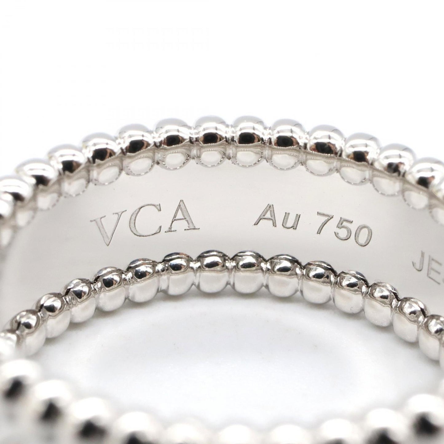 ペルレ リング リング 指輪 K18WG ホワイトゴールド ヴァンクリーフアンドアーペル アクセサリー Van Cleef & Arpels