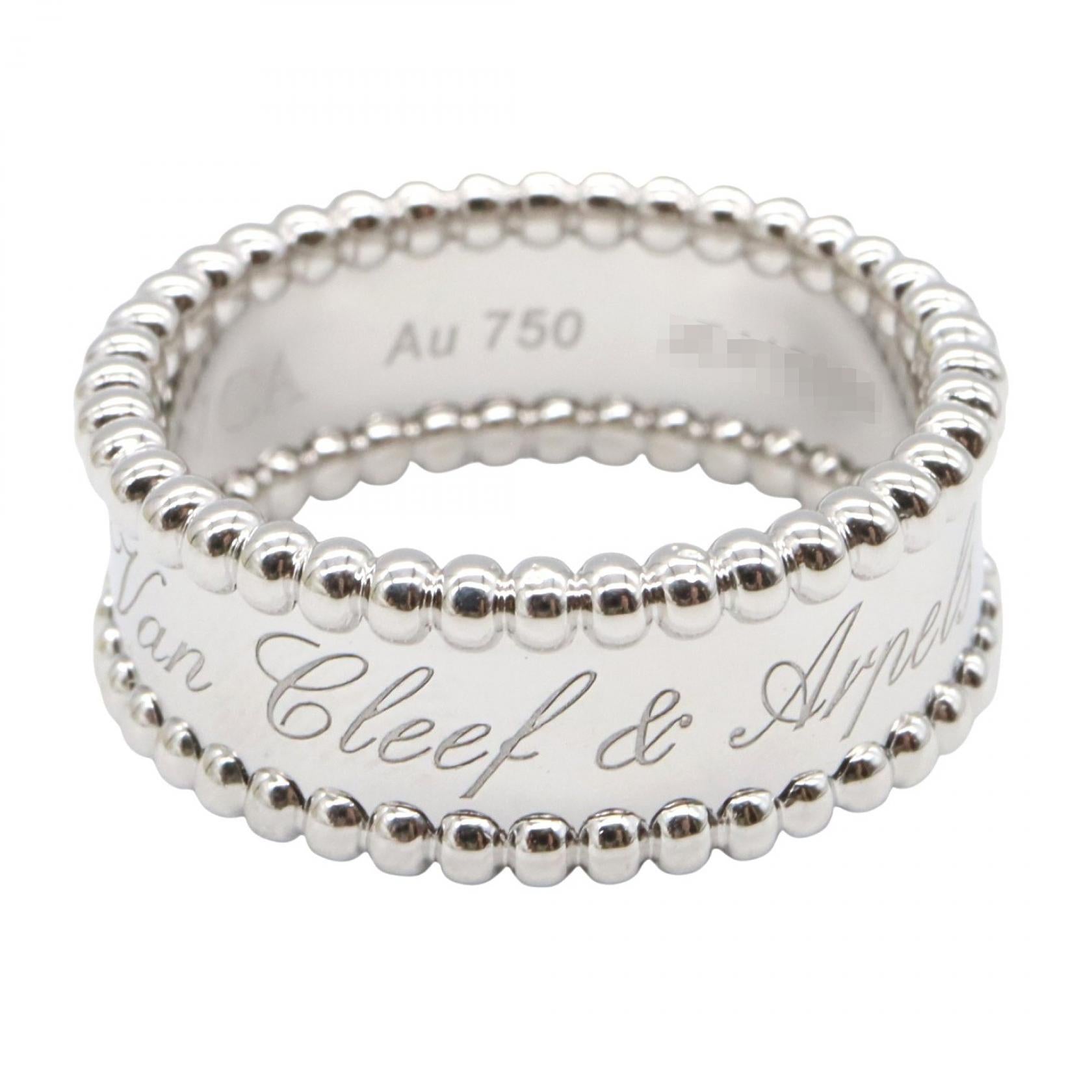 ペルレ リング リング 指輪 K18WG ホワイトゴールド ヴァンクリーフアンドアーペル アクセサリー Van Cleef & Arpels