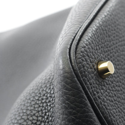ピコタンロックMM ハンドバッグ トリヨンクレマンス ブラック ゴールド金具 Y刻印 エルメス バッグ HERMES