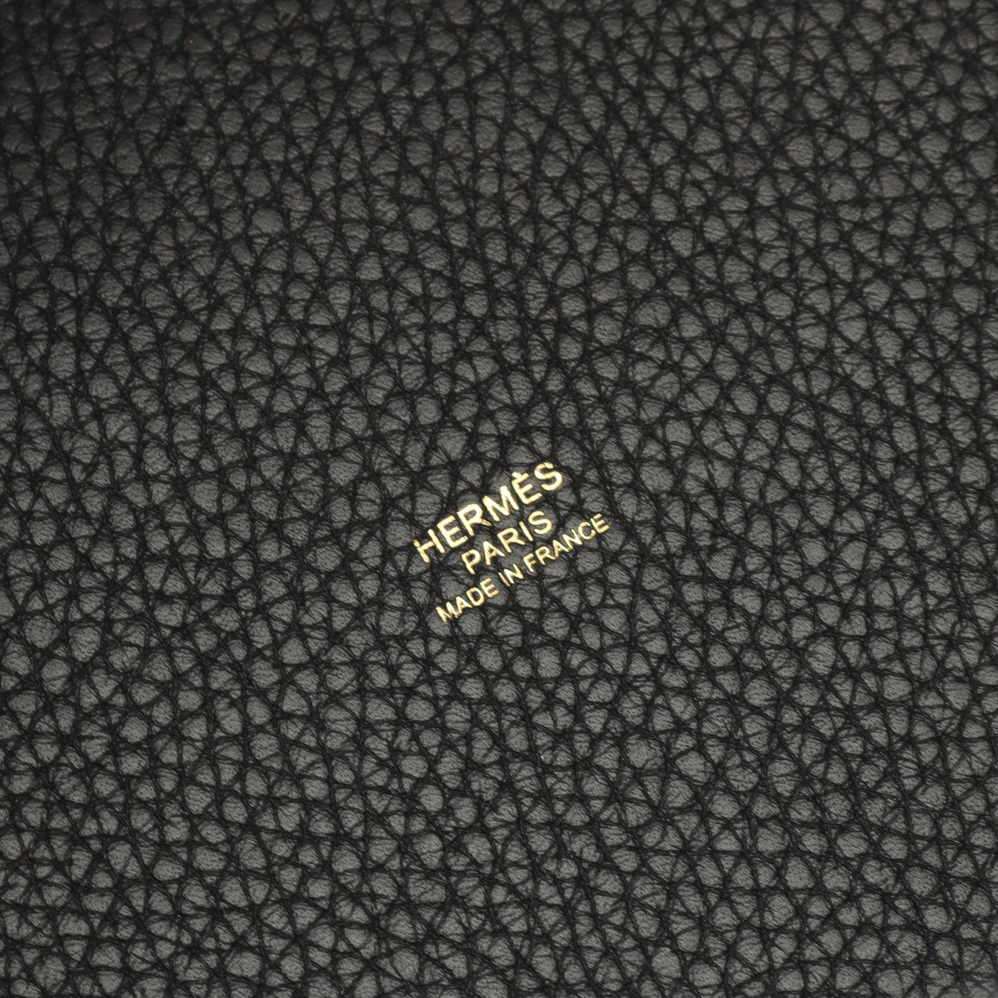 ピコタンロックMM ハンドバッグ トリヨンクレマンス ブラック ゴールド金具 Y刻印 エルメス バッグ HERMES