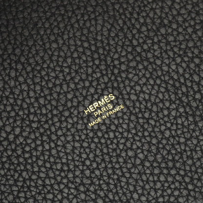 ピコタンロックMM ハンドバッグ トリヨンクレマンス ブラック ゴールド金具 Y刻印 エルメス バッグ HERMES