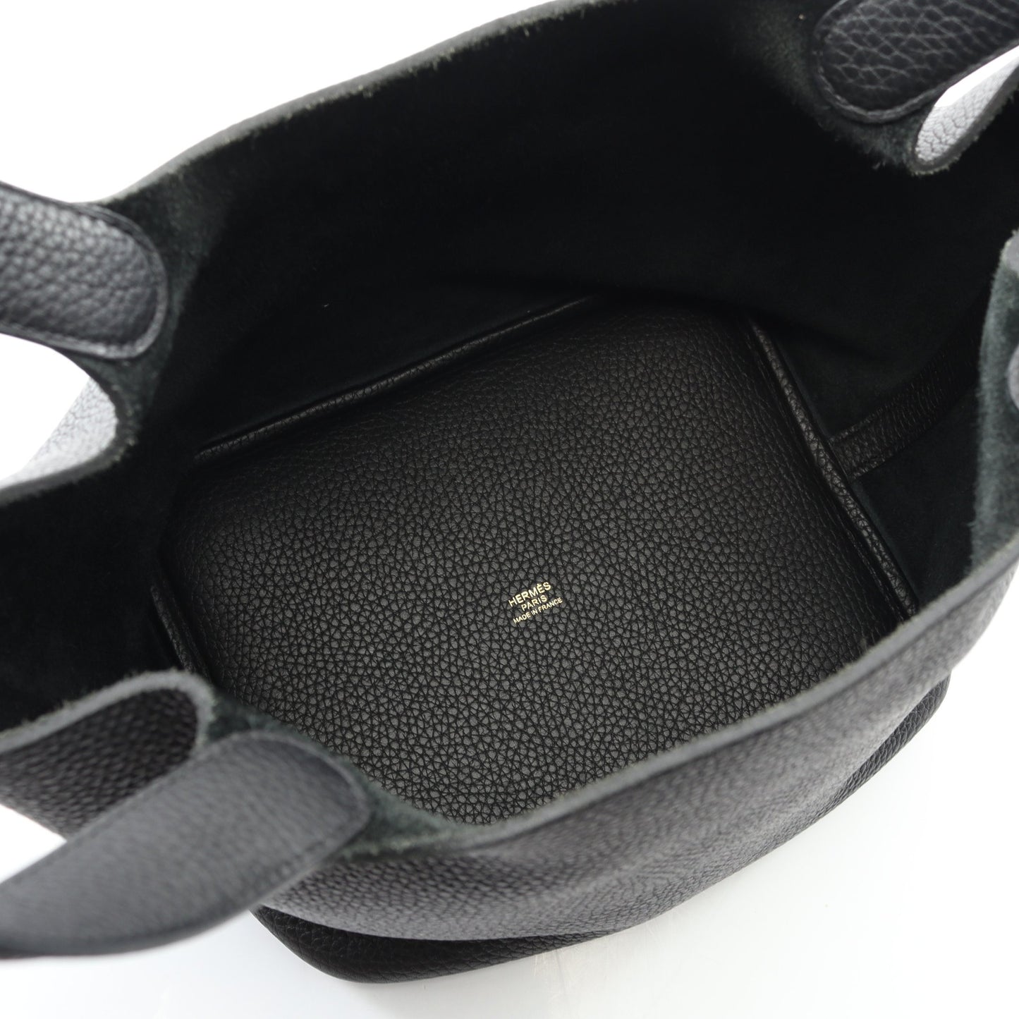 ピコタンロックMM ハンドバッグ トリヨンクレマンス ブラック ゴールド金具 Y刻印 エルメス バッグ HERMES