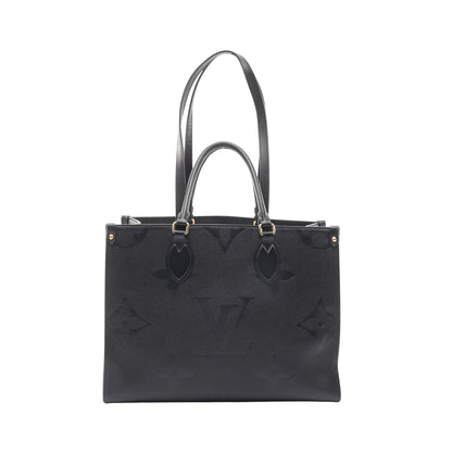 オンザゴーMM モノグラムアンプラント ノワール ショルダーバッグ トートバッグ レザー ブラック 2WAY ルイヴィトン バッグ LOUIS VUITTON