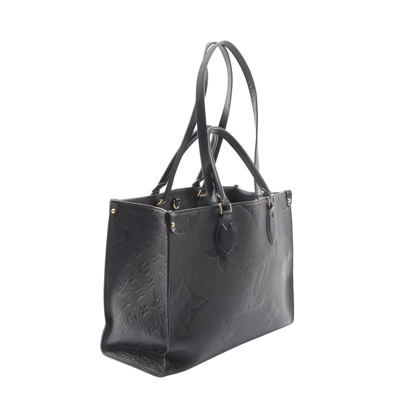 オンザゴーMM モノグラムアンプラント ノワール ショルダーバッグ トートバッグ レザー ブラック 2WAY ルイヴィトン バッグ LOUIS VUITTON