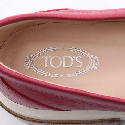 ローファー レザー ピンクパープル トッズ シューズ TOD'S