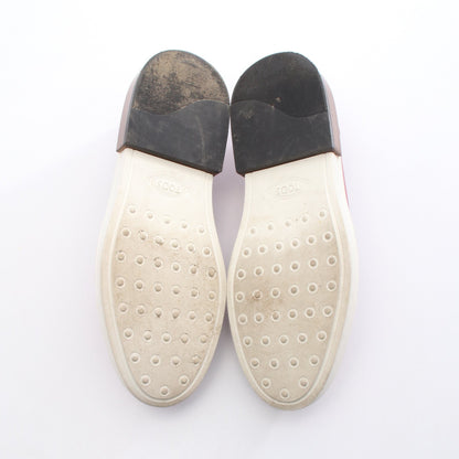 ローファー レザー ピンクパープル トッズ シューズ TOD'S