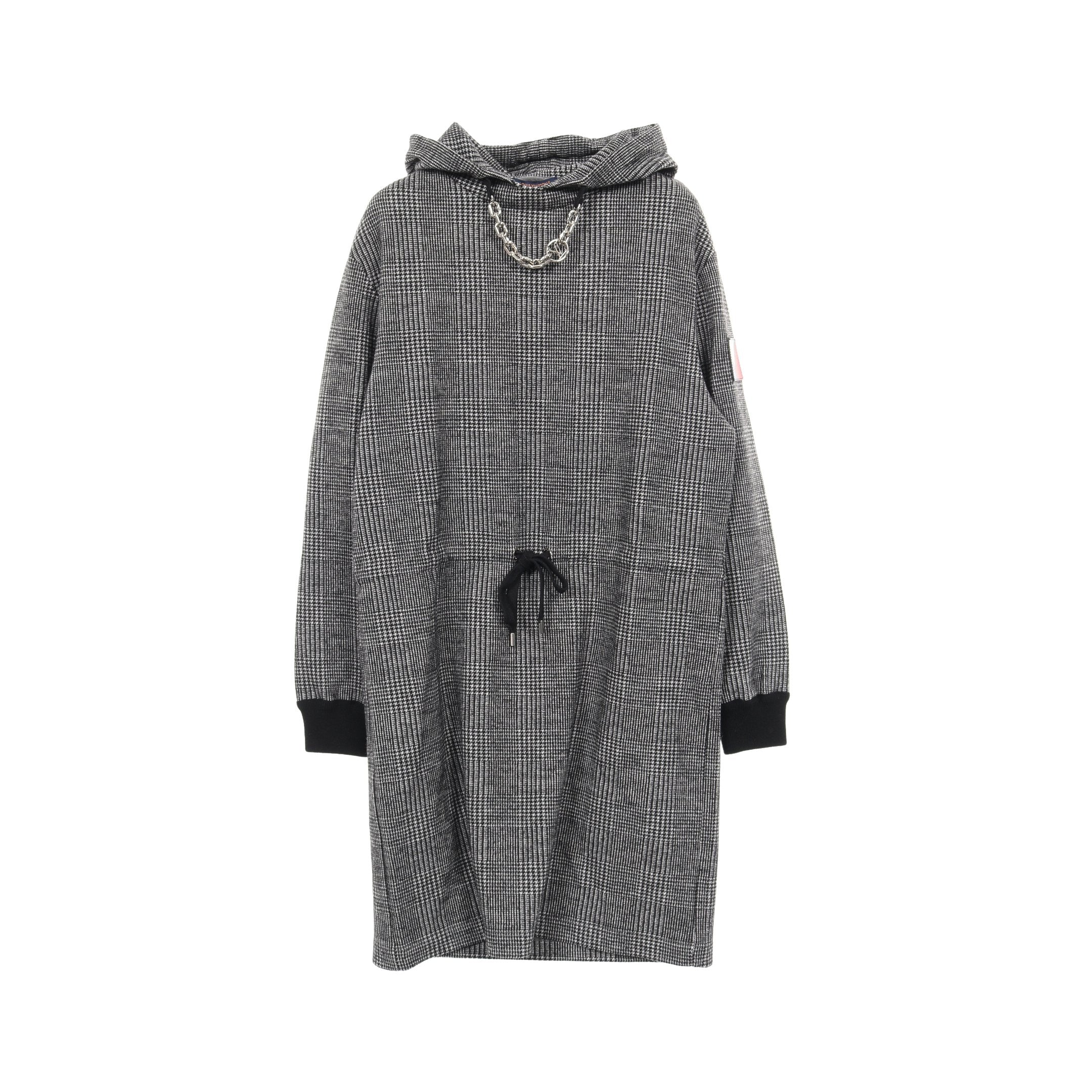 プリンスオブウェールズ フーディドレス ワンピース 長袖 チェック