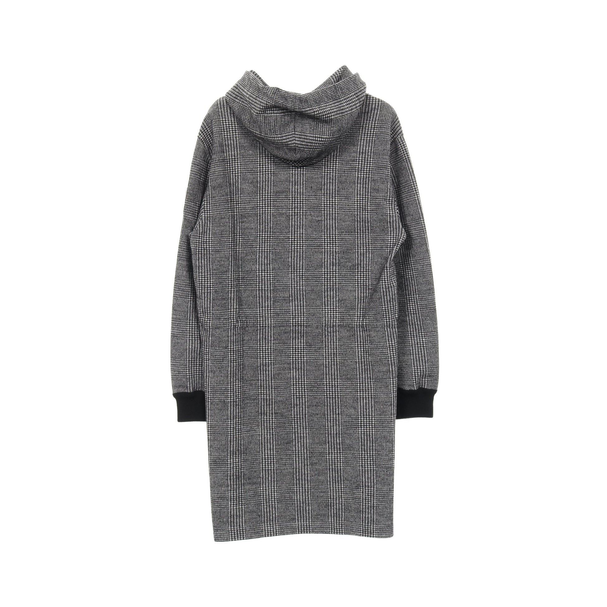 プリンスオブウェールズ フーディドレス ワンピース 長袖 チェック  