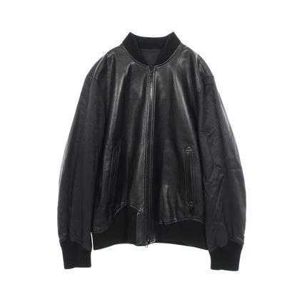 モノグラム ジャケット レザー ナイロン ブラック リバーシブル ルイヴィトン アウター LOUIS VUITTON