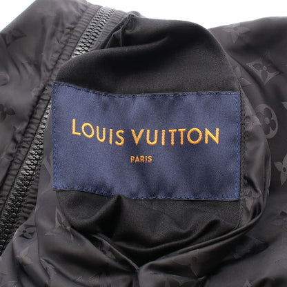 モノグラム ジャケット レザー ナイロン ブラック リバーシブル ルイヴィトン アウター LOUIS VUITTON