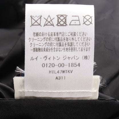 モノグラム ジャケット レザー ナイロン ブラック リバーシブル ルイヴィトン アウター LOUIS VUITTON