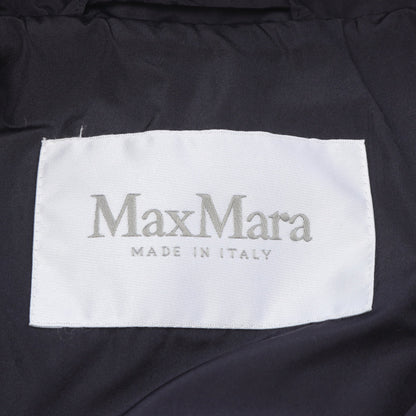 ロングコート 袖リボン ネイビー マックスマーラ アウター Max Mara