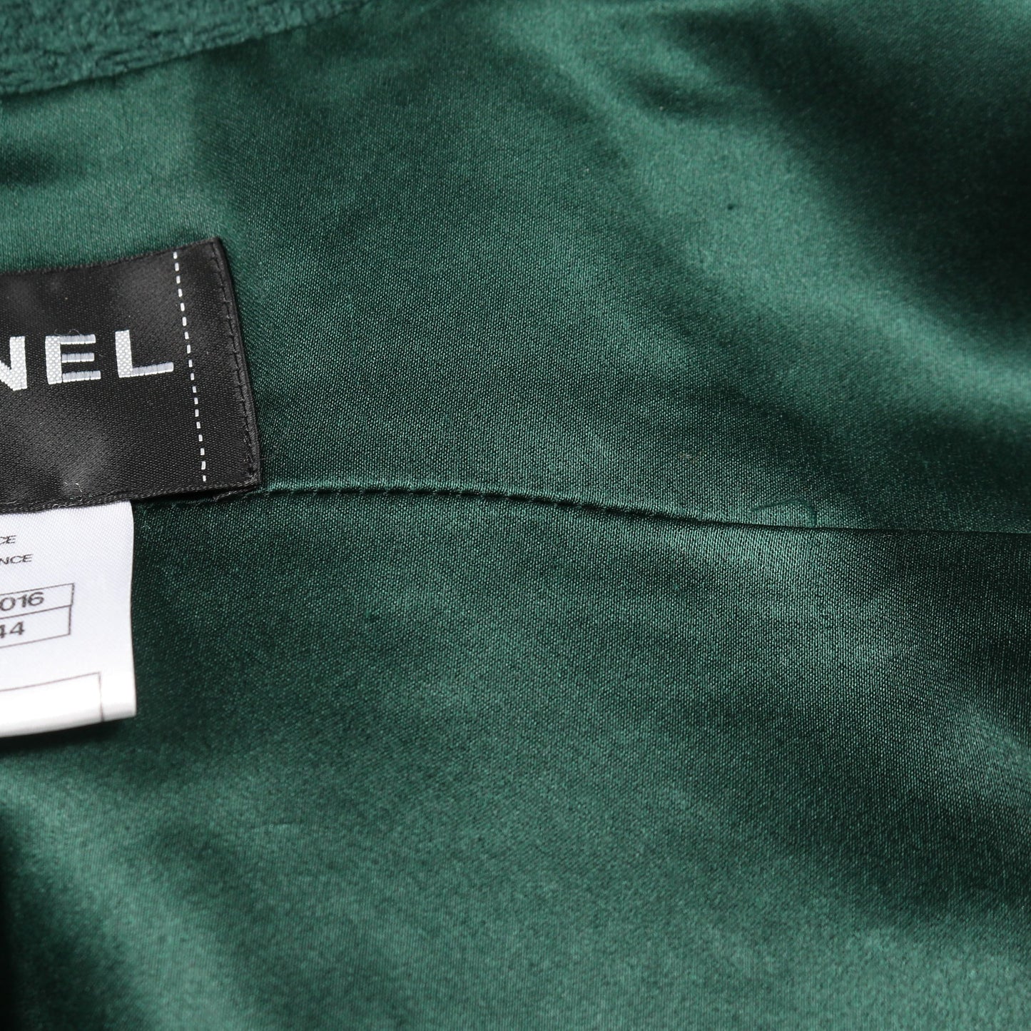 ココマークボタン コート ウール グリーン シャネル アウター CHANEL