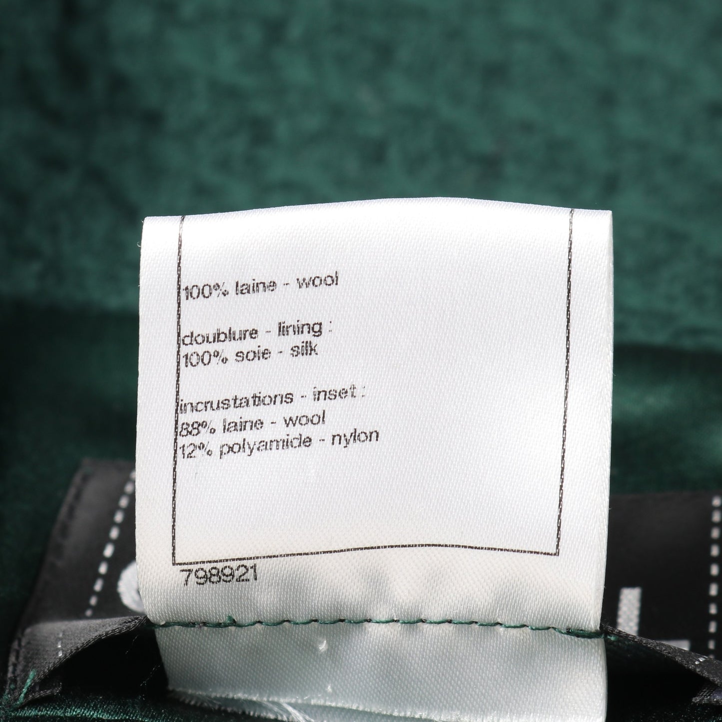 ココマークボタン コート ウール グリーン シャネル アウター CHANEL