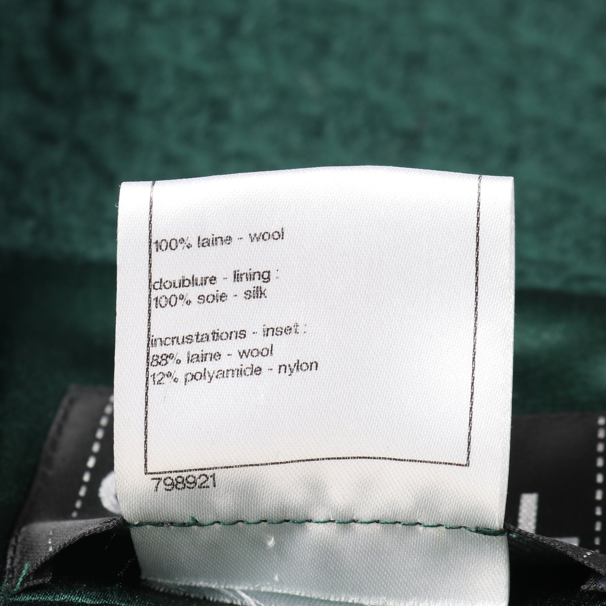 ココマークボタン コート ウール グリーン シャネル アウター CHANEL