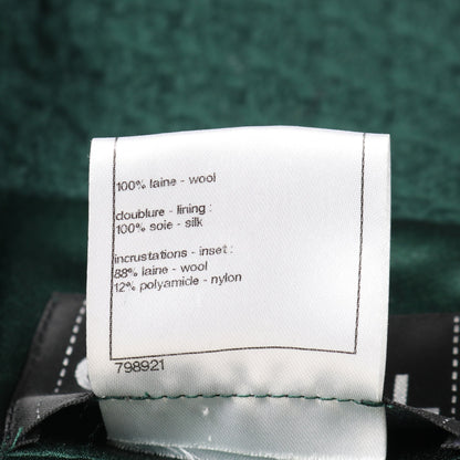 ココマークボタン コート ウール グリーン シャネル アウター CHANEL