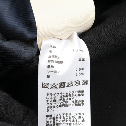バスキュール ジャケット ウール ブラック エルメス アウター HERMES