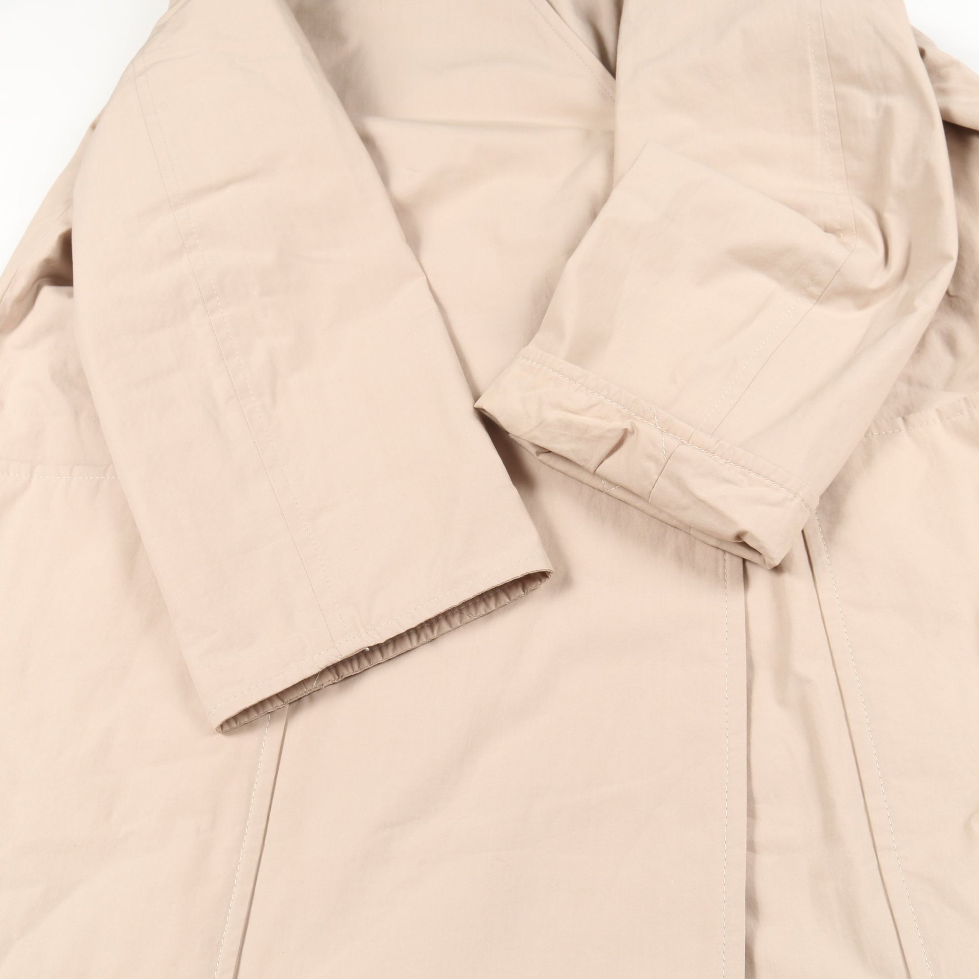 WRAP COAT ラップ コート コットン ベージュ エルメス アウター HERMES