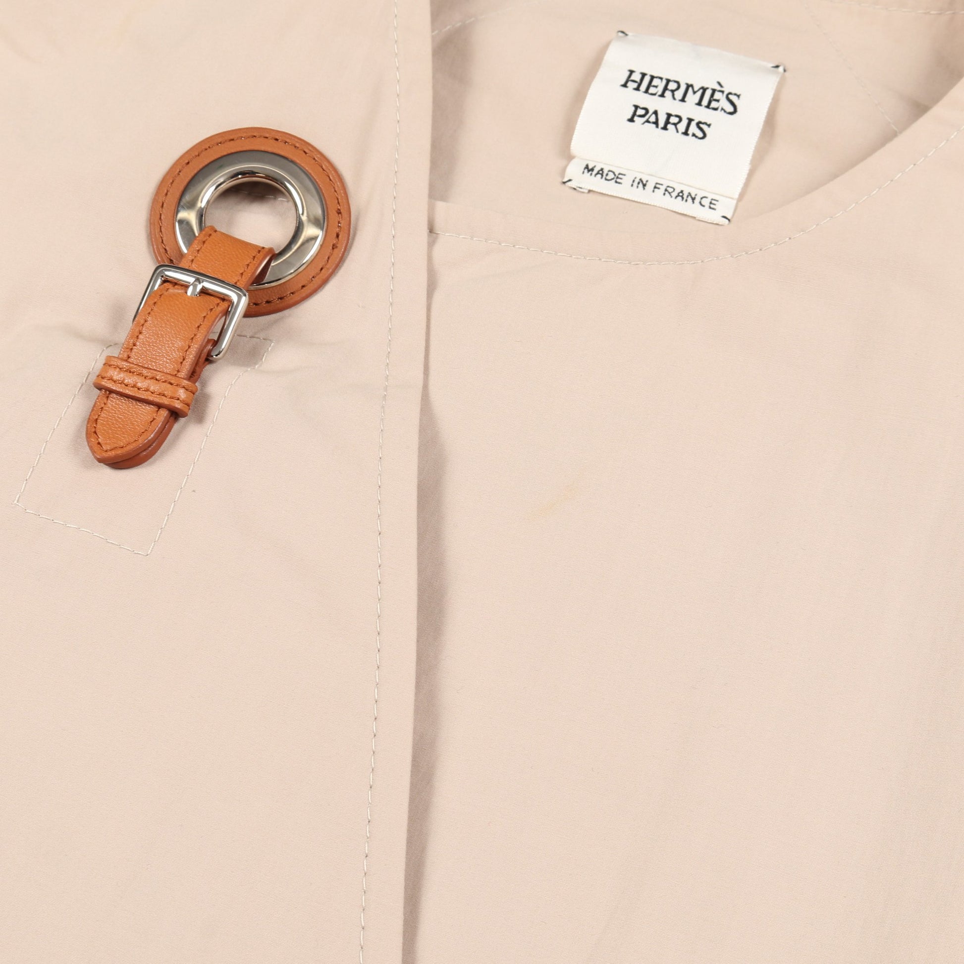 WRAP COAT ラップ コート コットン ベージュ エルメス アウター HERMES
