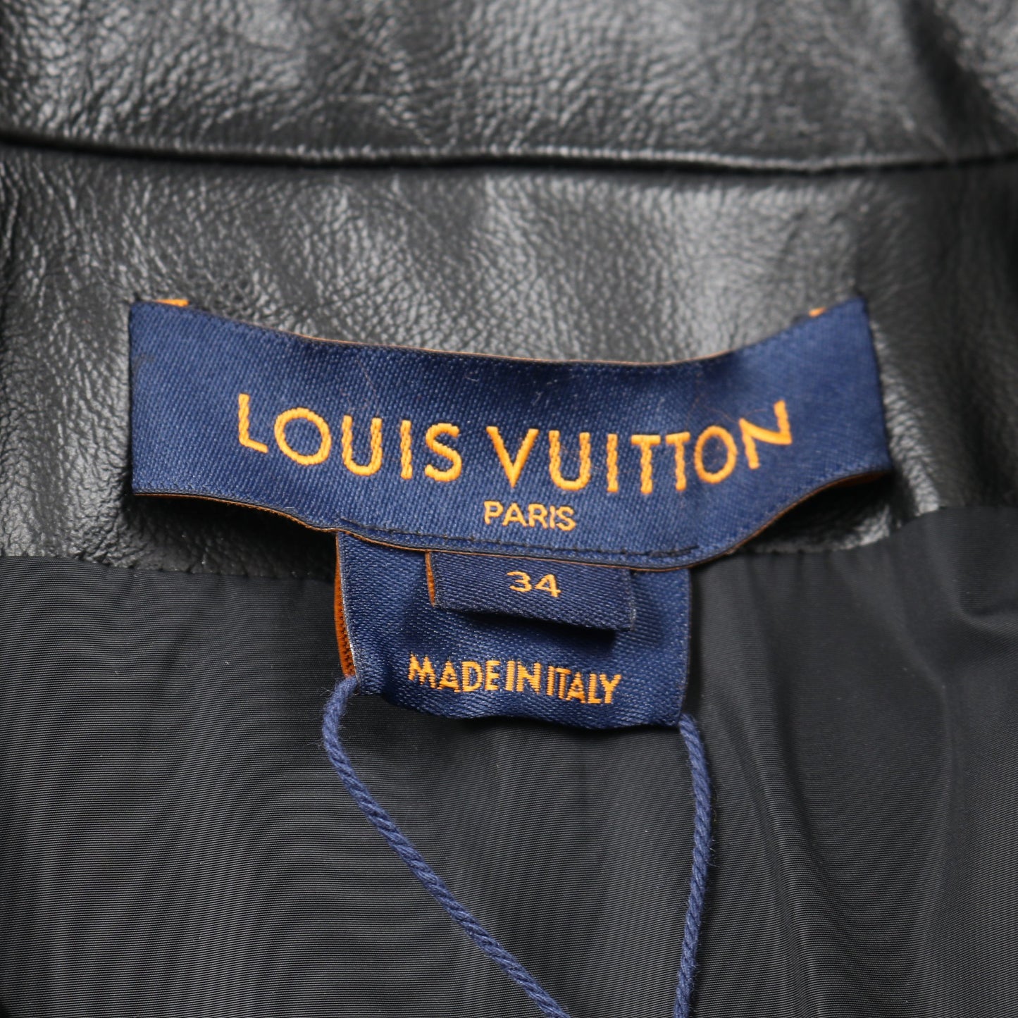 バイカージャケット レザージャケット ライダースジャケット スタッズ レザー ブラック ルイヴィトン アウター LOUIS VUITTON