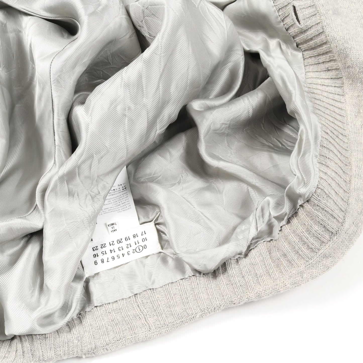 ロング カーディガン ウール ライトグレー メゾンマルジェラ1 トップス Maison Margiela 1