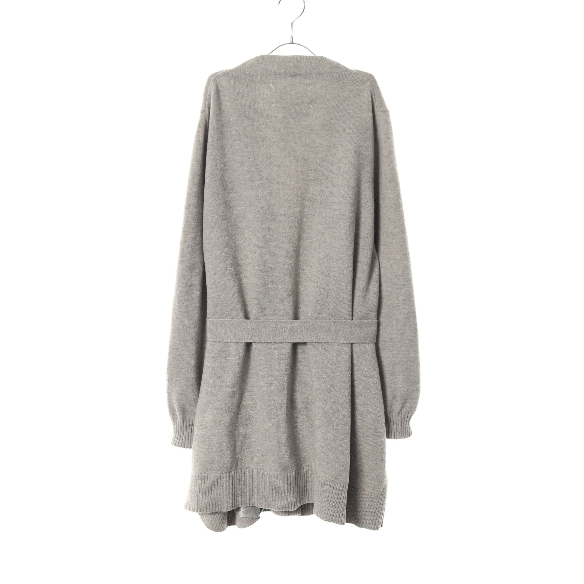 ロング カーディガン ウール ライトグレー メゾンマルジェラ1 トップス Maison Margiela 1