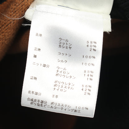 モノグラム ボンバージャケット ウール コットン カシミヤ ブラウン ブラック 中綿 ルイヴィトン アウター LOUIS VUITTON