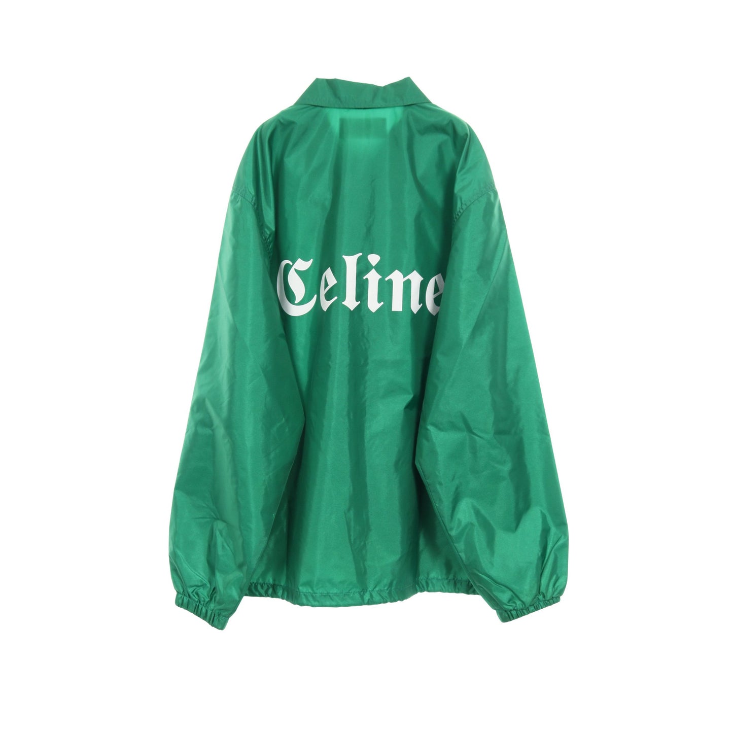 コーチジャケット ジャケット バックロゴ ナイロン グリーン セリーヌ アウター CELINE