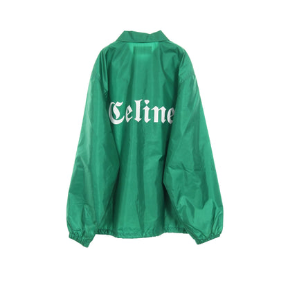 コーチジャケット ジャケット バックロゴ ナイロン グリーン セリーヌ アウター CELINE