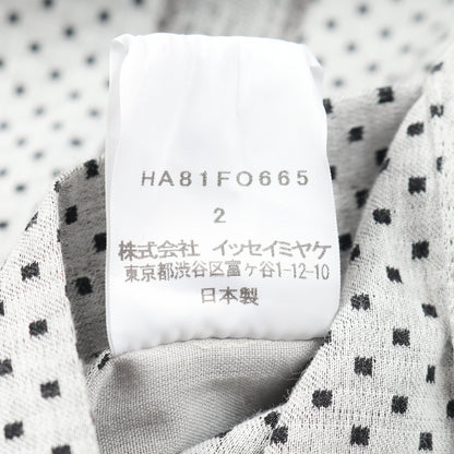コート ノーカラー コットン ポリエスエル グレー フリンジ ハート アウター HaaT