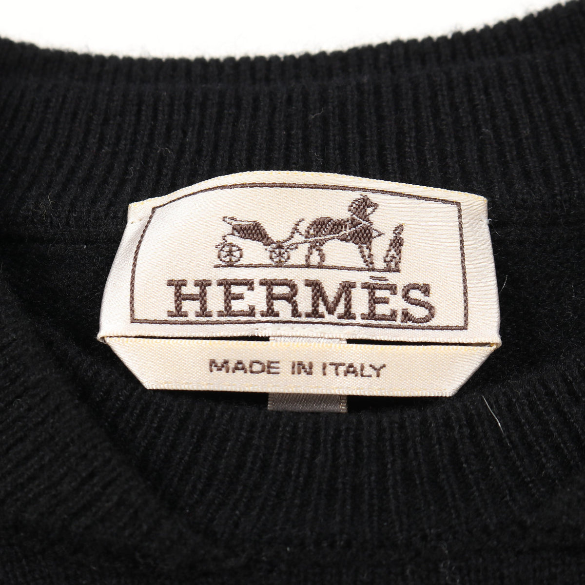 ニット カシミヤ ブラック ブルーグリーン ホワイト エルメス トップス HERMES