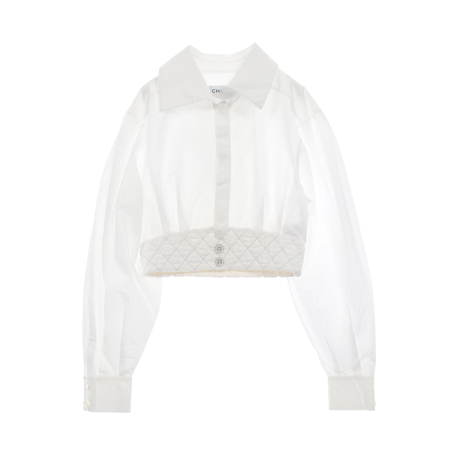 シャツ コットン ホワイト シャネル トップス CHANEL