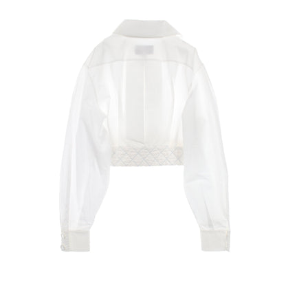 シャツ コットン ホワイト シャネル トップス CHANEL