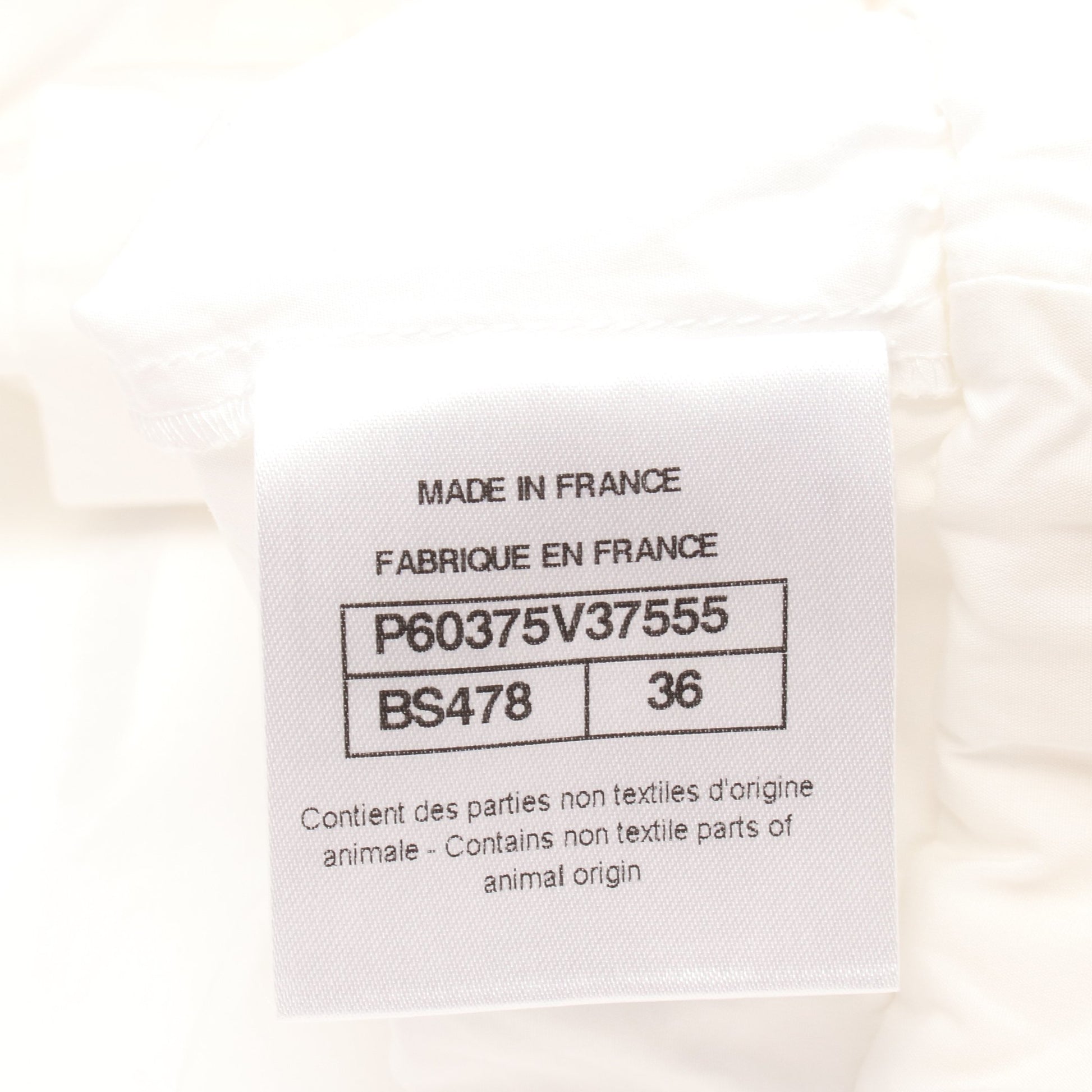 シャツ コットン ホワイト シャネル トップス CHANEL