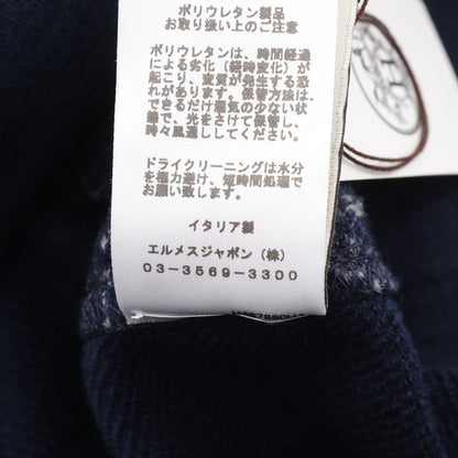 Cheval Punk Bandana スウェットシャツ ウール ネイビー エルメス トップス HERMES