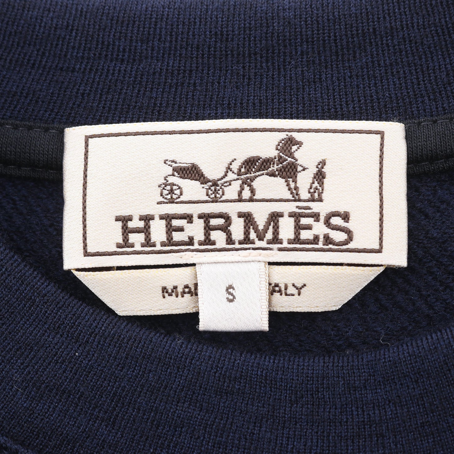 Cheval Punk Bandana スウェットシャツ ウール ネイビー エルメス トップス HERMES