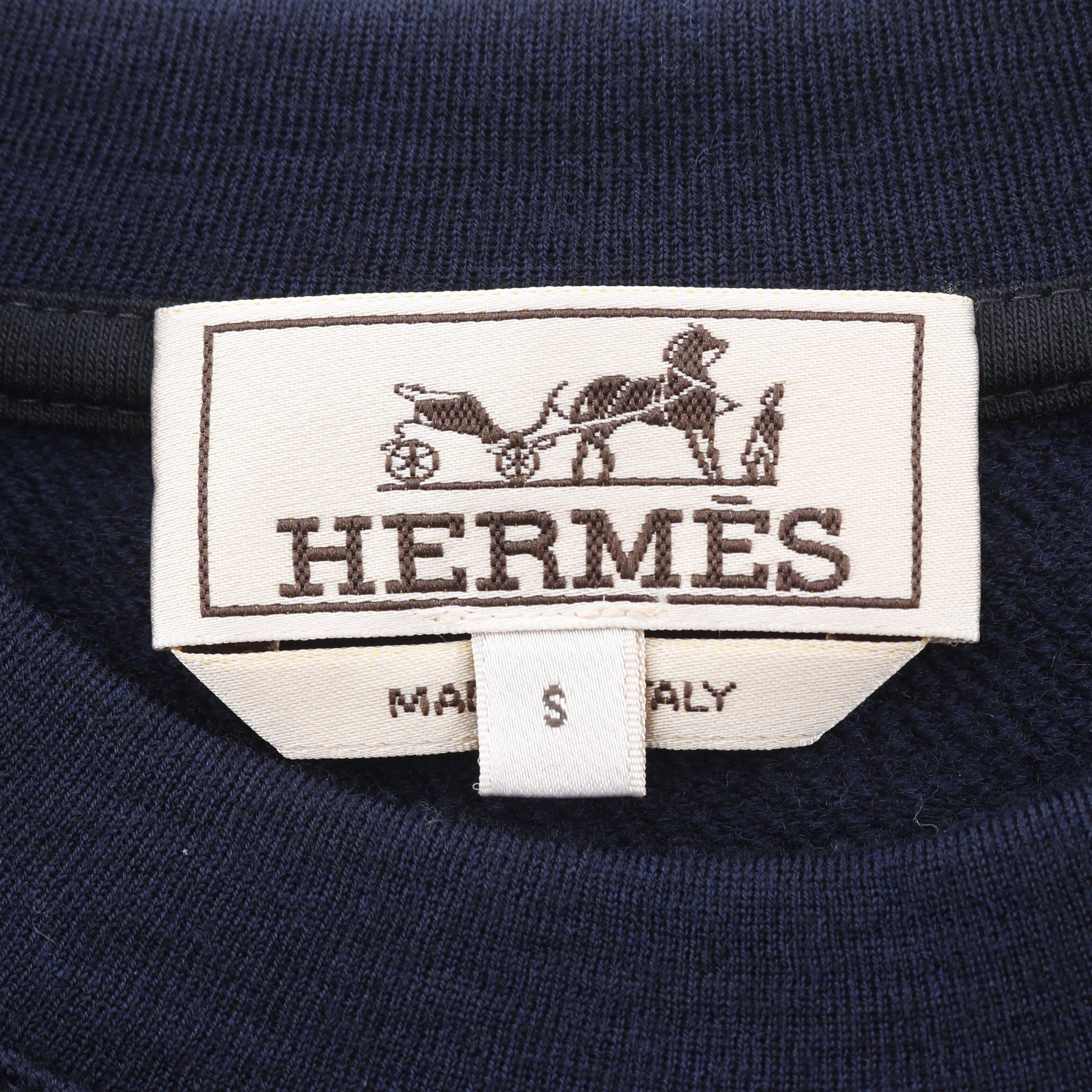 Cheval Punk Bandana スウェットシャツ ウール ネイビー エルメス トップス HERMES