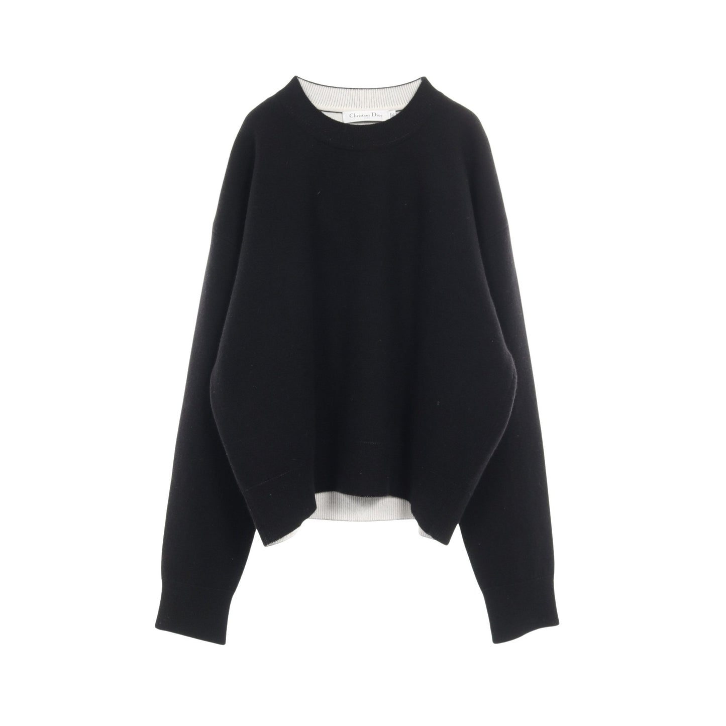 J'ADIOR 8 ボクシーセーター ニット カシミヤ ブラック クリスチャンディオール トップス Christian Dior
