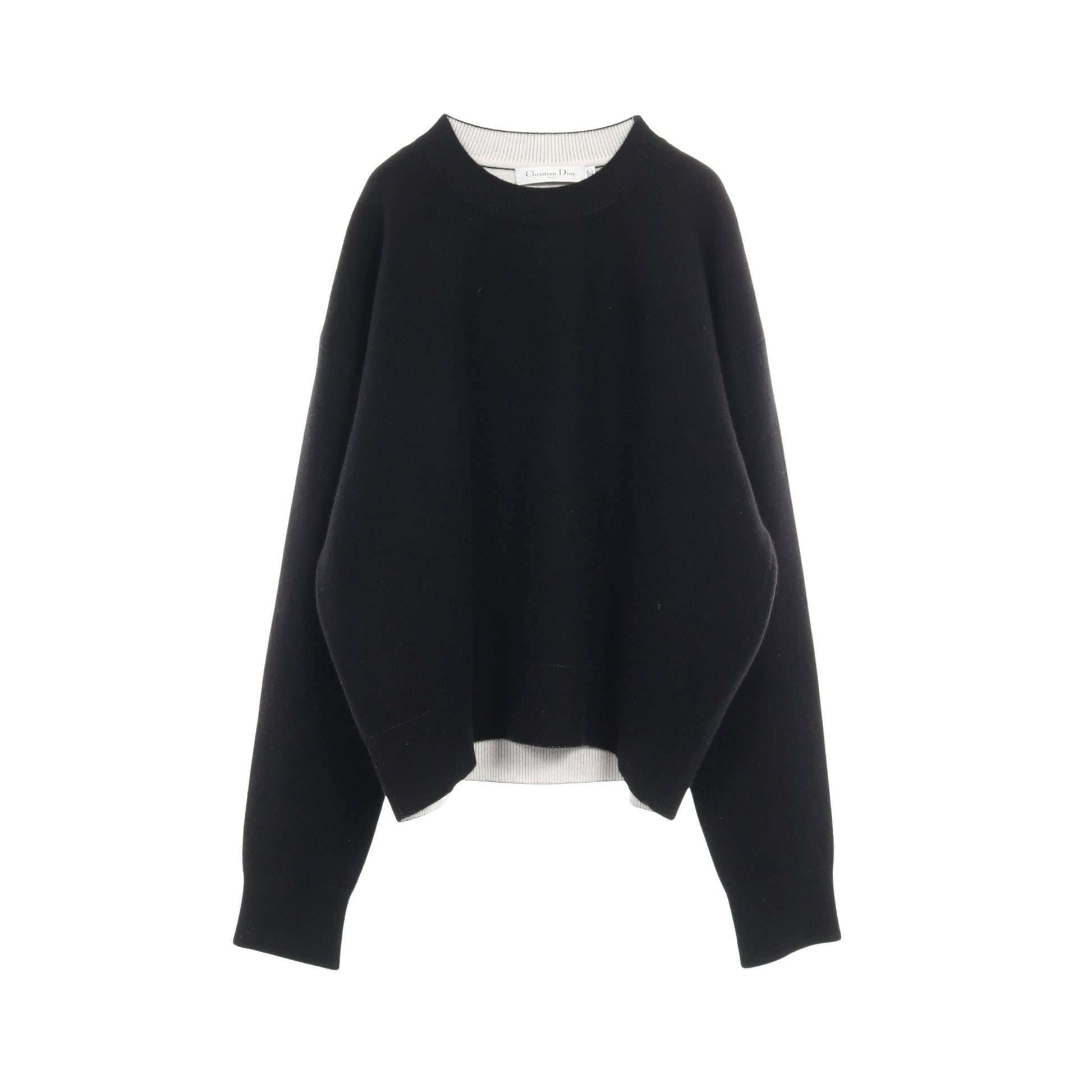 J'ADIOR 8 ボクシーセーター ニット カシミヤ ブラック クリスチャンディオール トップス Christian Dior
